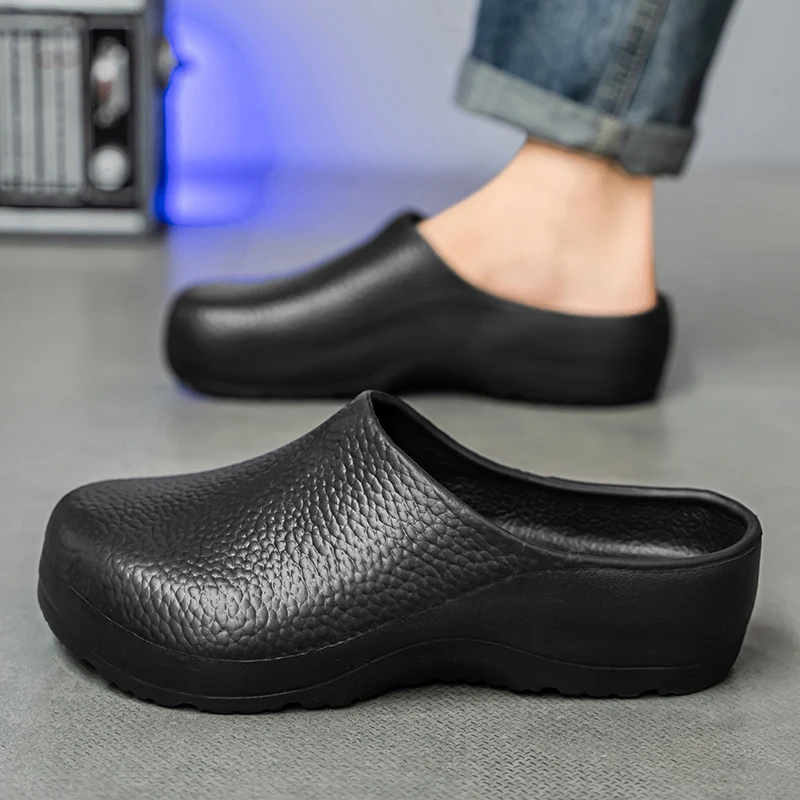 شباشب باوتو الجديدة للزوجين أحذية الشيف المضادة للانزلاق للرجال والنساء أحذية ممرضة الطبيب خفيفة الوزن ومريحة في الهواء الطلق