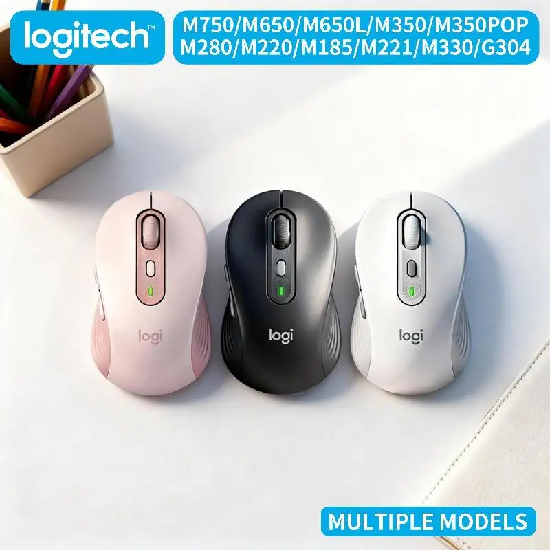 

Logitech Wireless Mouse M750 M650 M650L M350 M350POP M280 M220 M185 M221 M330 For Gaming Use multiple models
