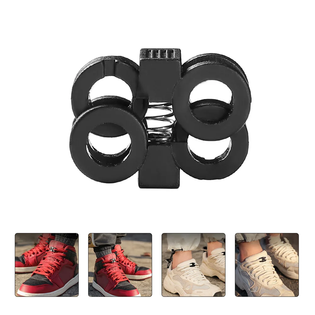 60 Pcs Non-slip Adjustment Buckle Shoelaces Athletic Plastic Locks Shoes Strap Buckles