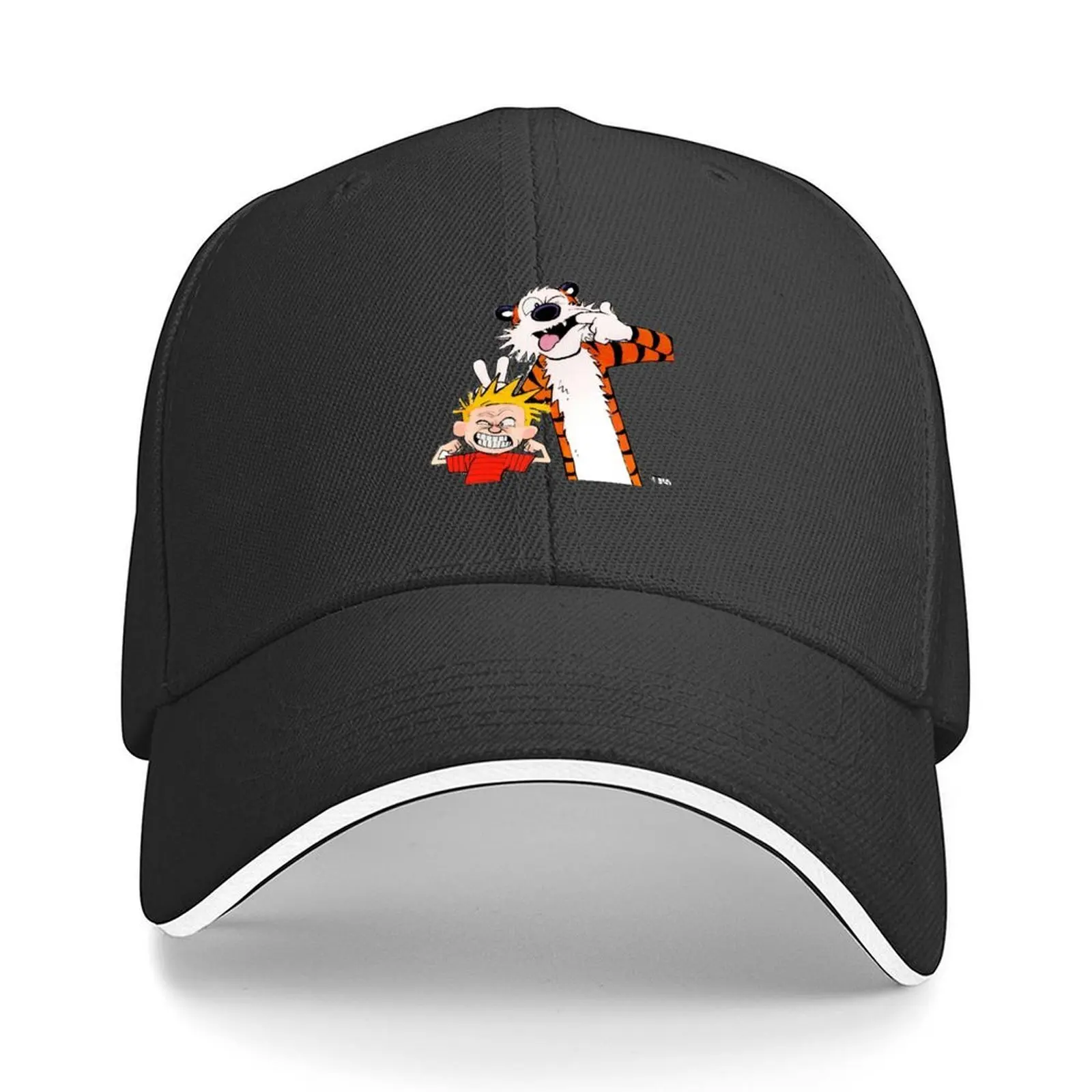

Calvin and Hobbes Baseball Cap golf hat genuine Golf fun hats fashionable For Man Women's