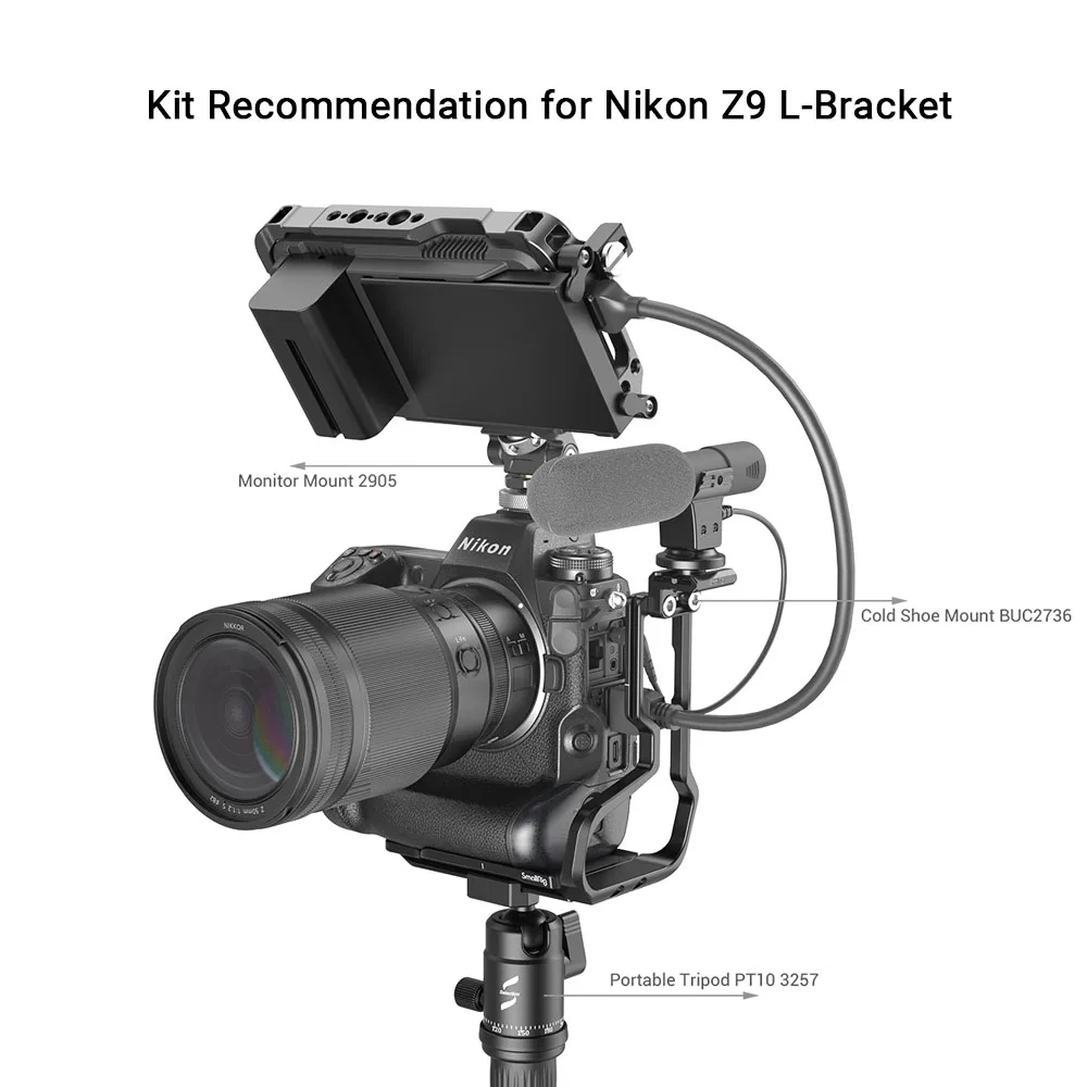 SmallRig Z9 Camera Cage L-Bracket for Nikon Z9 Aluminum Alloy Camera Video Cage Film Movie Making Cage 3714