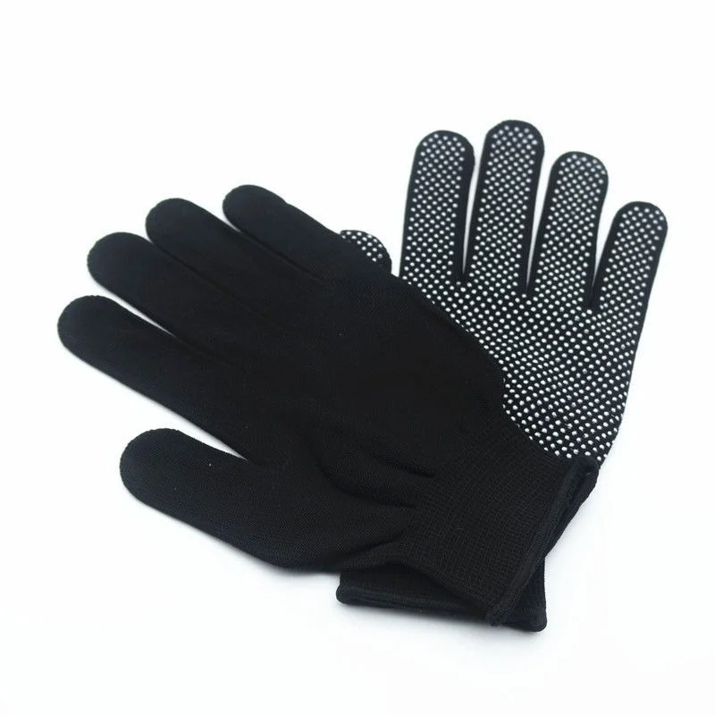 1Pair Hair Straightener Perm Curling Hairdressing Heat Resistant Finger Glove Hair Care Styling Tools Thermal Styling Gloves