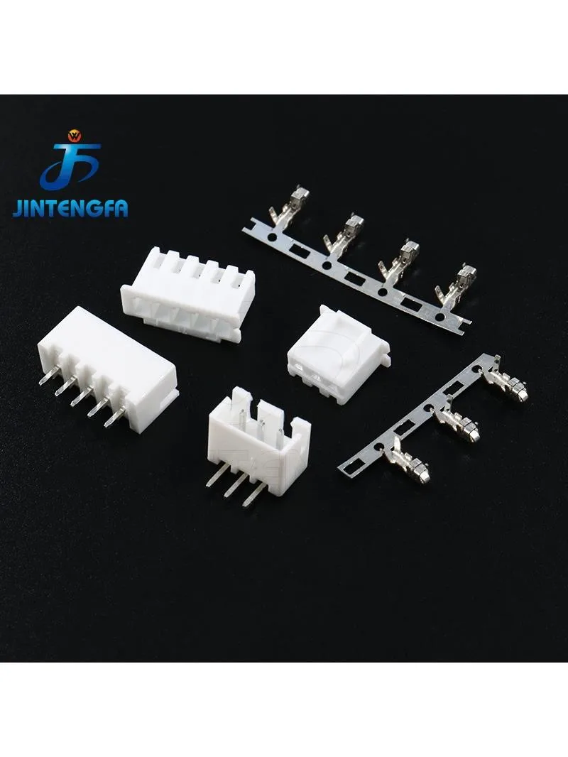 50 pièces/lot XH JST 2.54MM 2P 3P 4P 5P 6P 7P 8P broche mâle femelle connecteur horizontale broche droite en-tête boîtiers Terminal 2.54