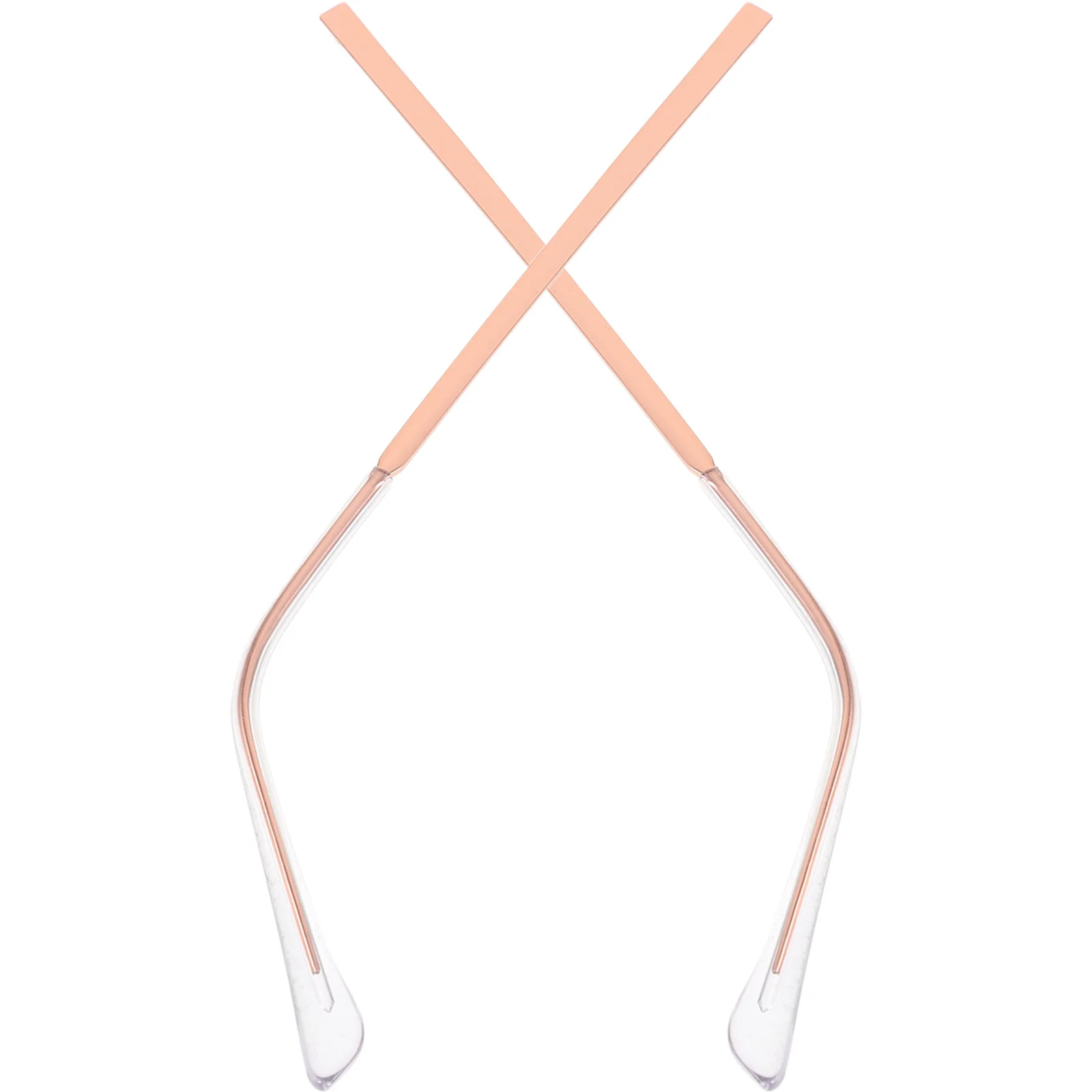 

1Pair Metal Eyeglasses Replacement Temple Easy to Use Professional Decorative Frame Parts Eyeglass Arm Replacement