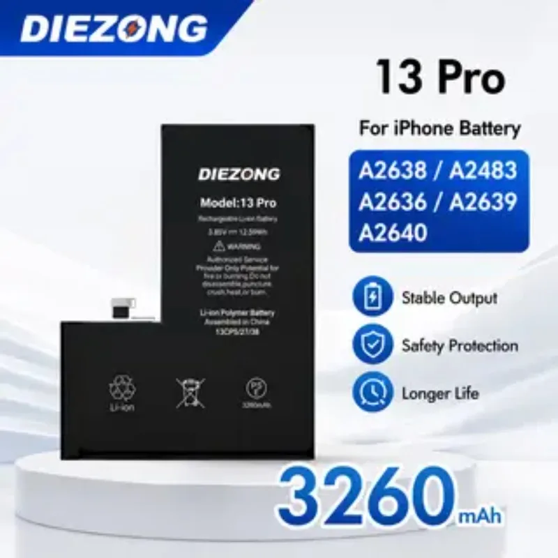 Batterie pour 13Pro A2638/A2483/A2636/A2639/A2640, haute qualité, livraison rapide, autonomie prolongée, en stock, charge rapide