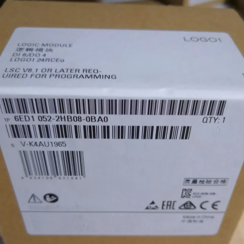 

New 1-piece 24RCEO (AC AC) logic module 6ED1 052-2HB08-0BA0 6ED1052-2HB08-0BA0 Quick delivery warranty for one year