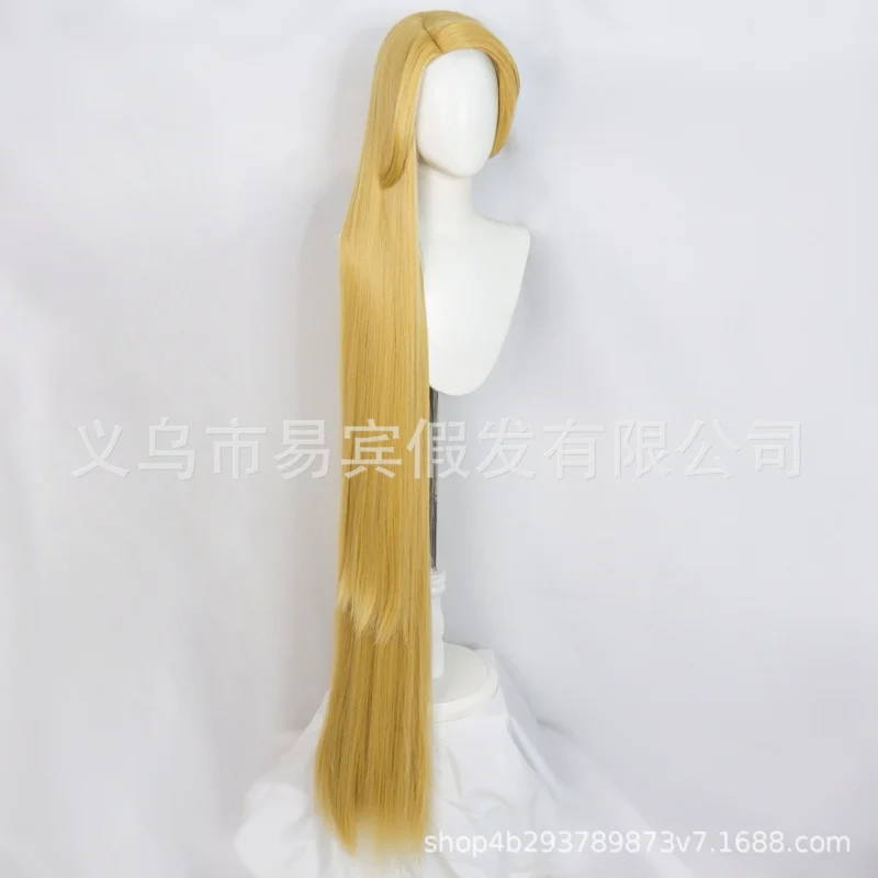 Universal long straight hair 150cm left and right cosplay anime WIG