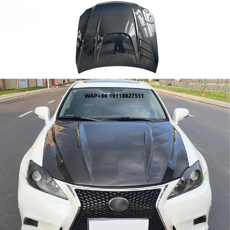 

High Quality Rear Carbon Fiber Engine Hood Engine Bonnet Cover for IS 200 250 300 350 2006-2012