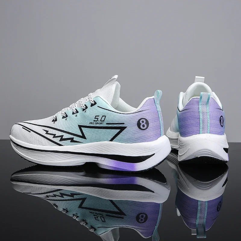 أحذية الجري الرياضية للرجال كاجوال ماراثون خفيفة الوزن للنساء، أحذية رياضية مريحة مضادة للانزلاق للمشي في الهواء الطلق #5