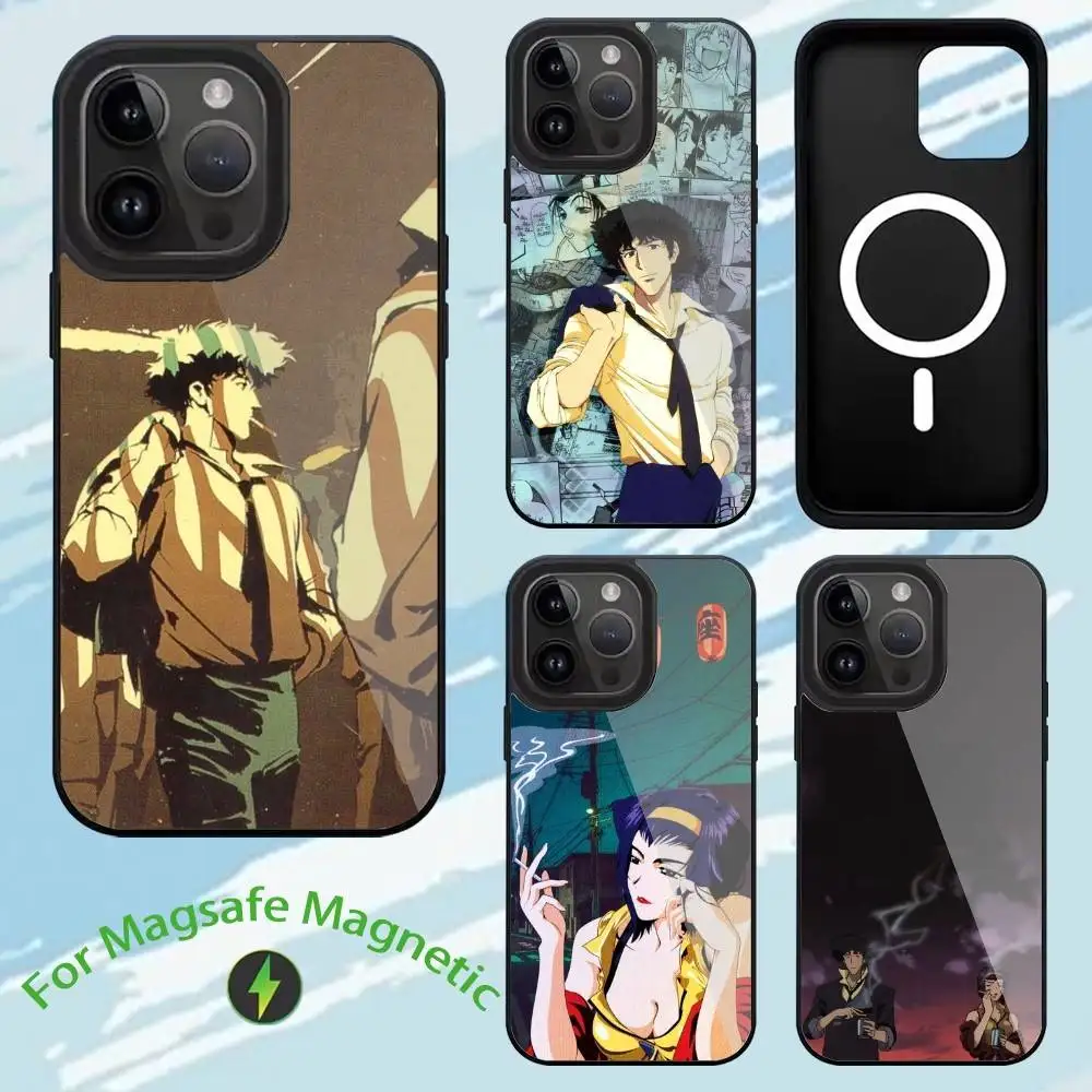 

Anime C-Cowboy B-Bebop Phone Case For iPhone 17,16,15,14,13,12,11,Plus,Pro,Max Magsafe Magnetic Wireless Charging