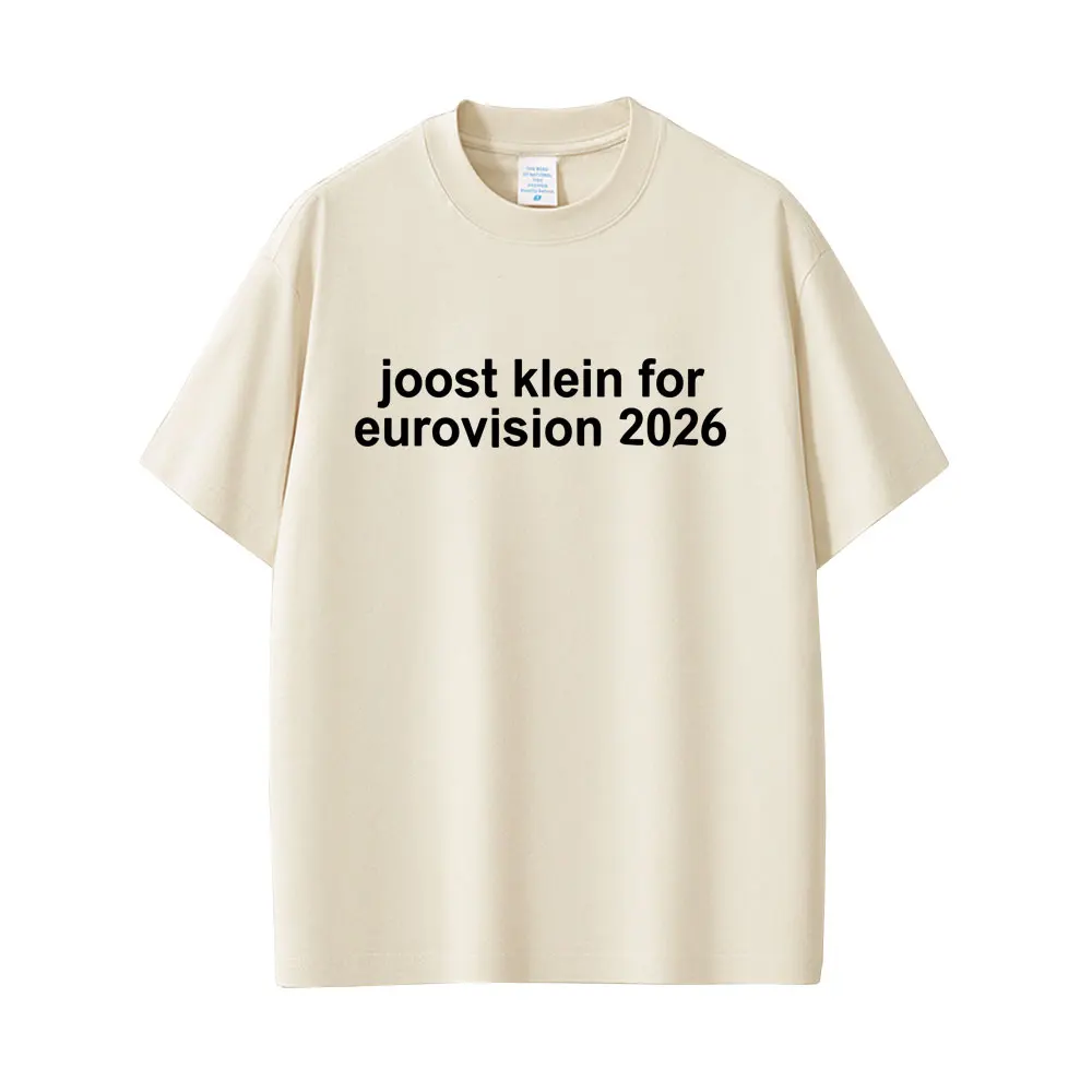 Funny Joost Klein for Eurovisions 2026 T Shirts Men Women Casual Vintage Oversized T-shirt Male Fashion High Quality T-shirts