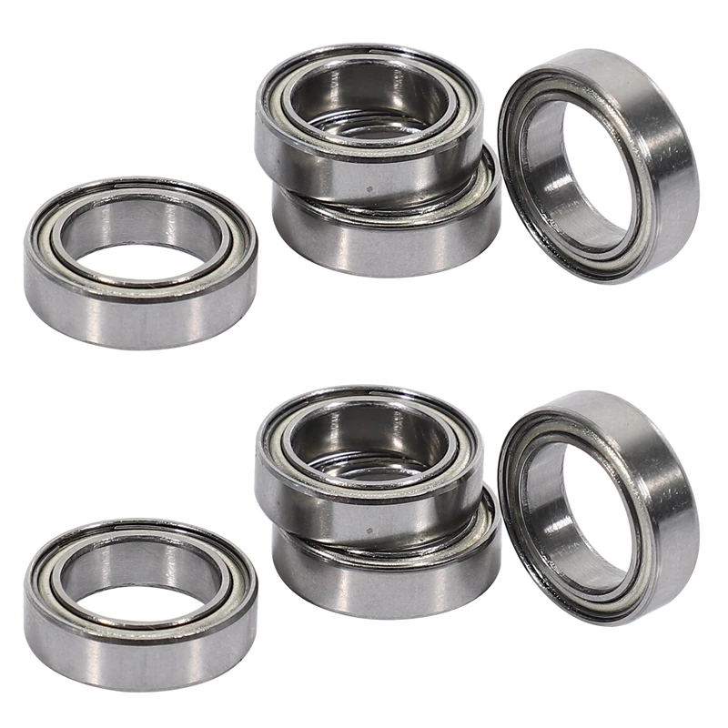 

8 Pcs Ball Bearing (10X15x4mm/8X5X2.5Mm) BE003 For JLB Racing CHEETAH 1/10 Brushless RC Car Parts Accessories