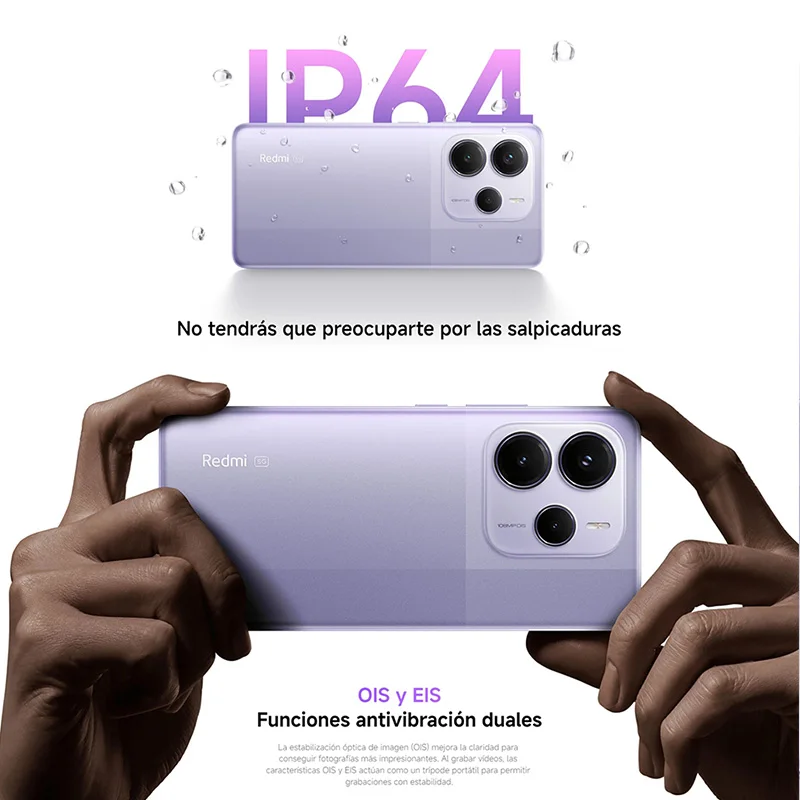 Xiaomi Redmi Note 14 5g Nfc، Mediatek Dimensity 7025-Ultra، كاميرا 108 ميجا بكسل، بطارية 5110 مللي أمبير، شاحن غير متضمن