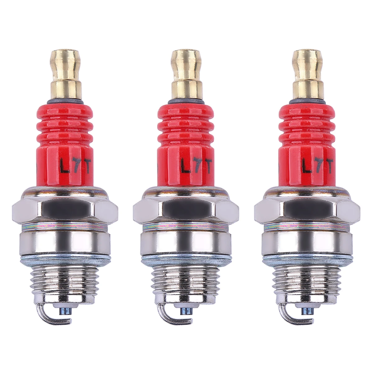 3 Pack L7T Spark Plug for 2-Stroke Small Engine for Husqvarna 33cc 43cc 47cc 49cc Chainsaw Trimmer Lawn Mower Chainsaw