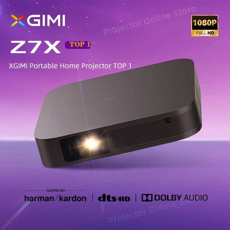 XGIMI Z7X Projector FHD 1080P LED Mini Portable Smart Home Theater
