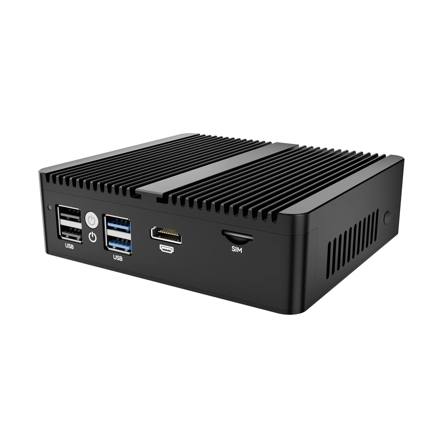 Helorpc Mini PC Intel Celeron N5105 Support WiFi Linux 3G/4G LTE Computer for Industrial with 2xDDR4 2xUSB3.0 2xUSB2.0 1xHDMI