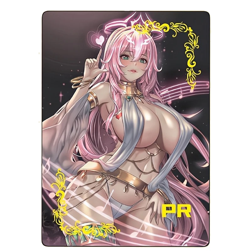 EXV PR Series Goddess Story Anime characters Bronzing collection flash card Christmas birthday gift Children's  toys