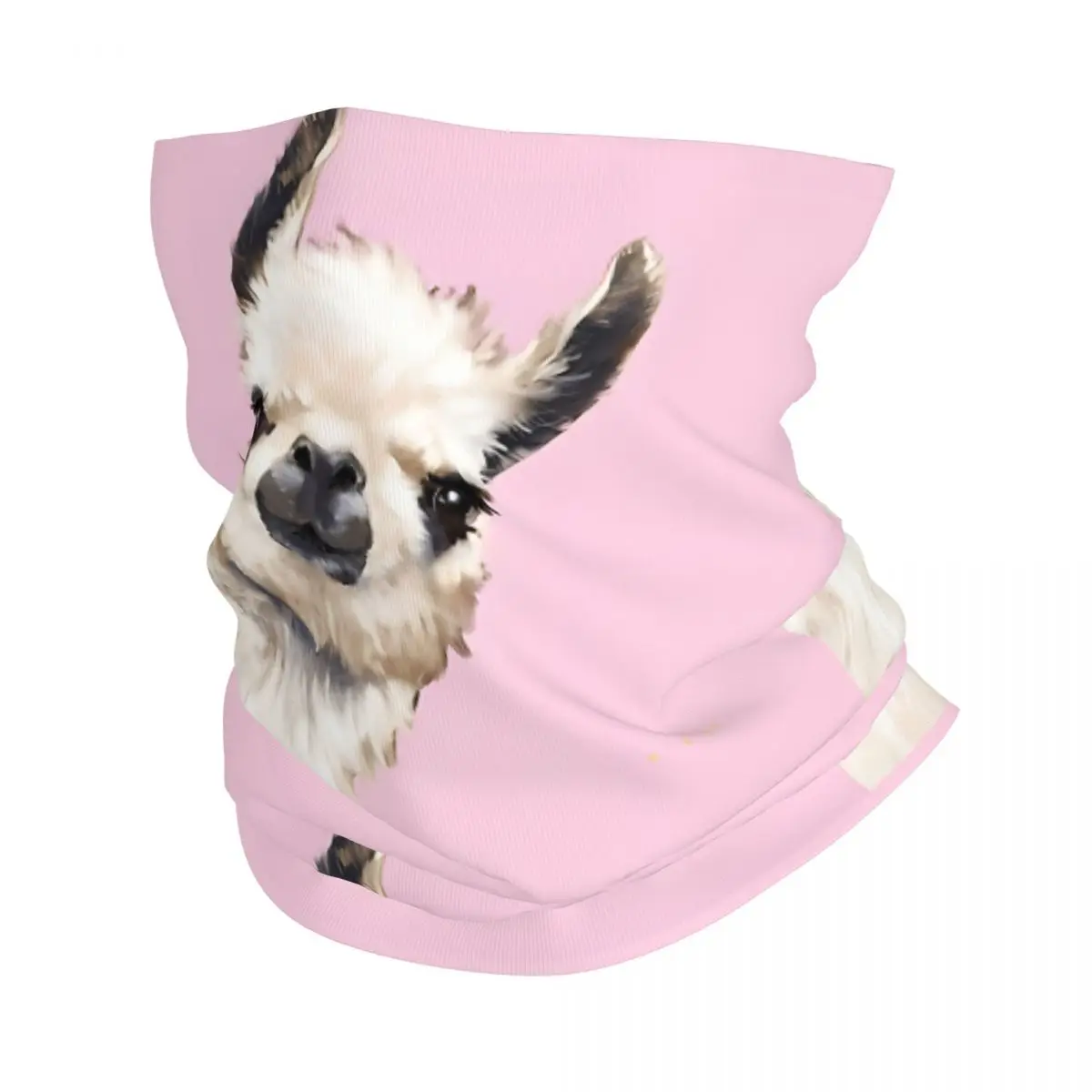 Sneaky Llama Tapestry Neck Gaiter Face Scarf Cover Neck Gaiter Men Women Bandana Scarf Thin Summer