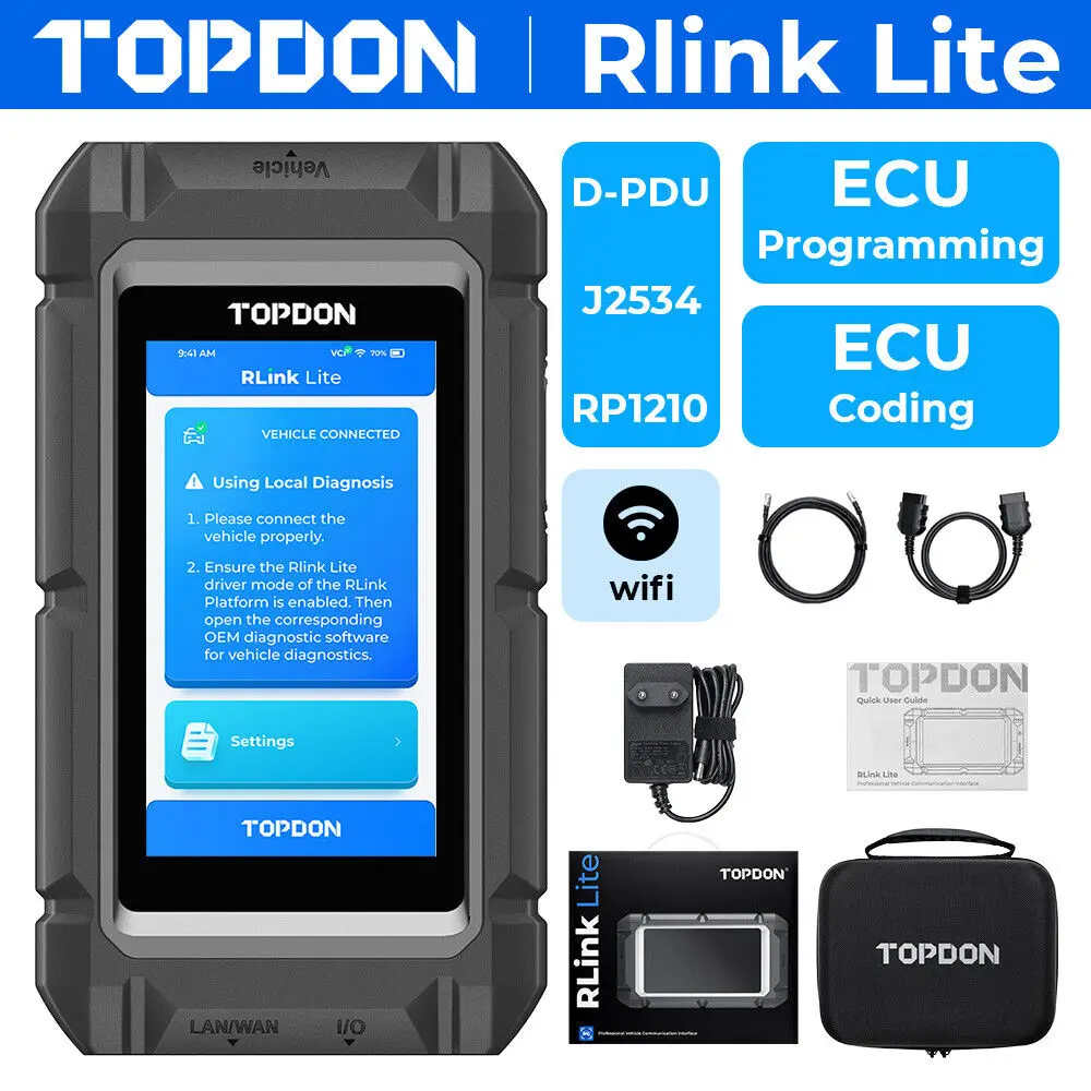 TOPDON RLink Lite E-cu Programer Programming Tool OE-LEVEL Diagnostic Auto