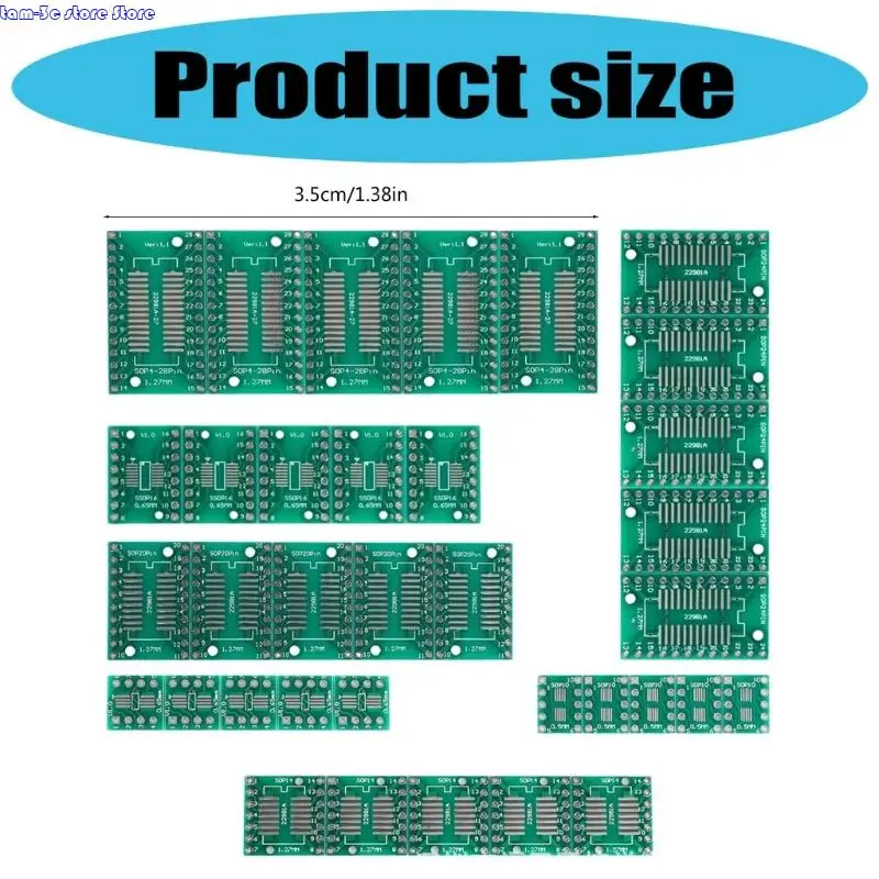 D0UA Universal Adapters Pacbs для Dip SOP SSOP SMDS для опускания с высокой проводимостью и многоразовым дизайном