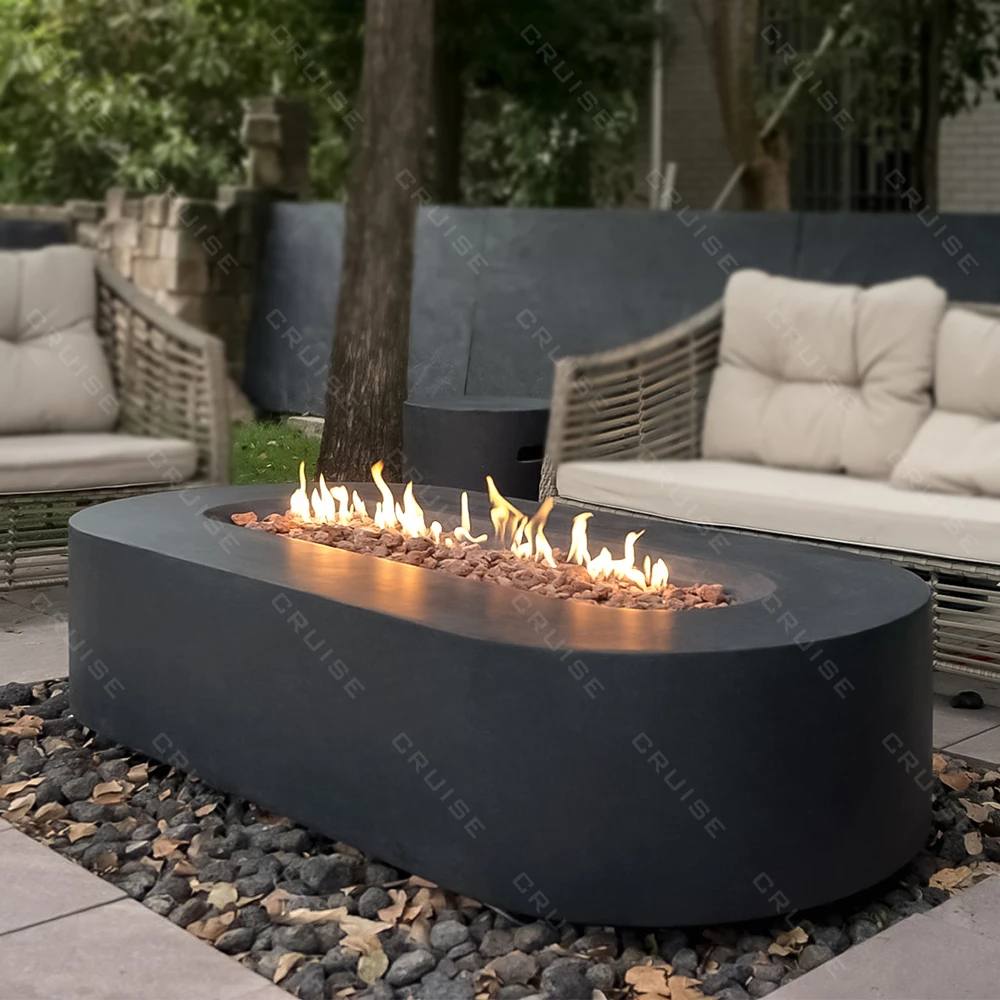 

CRUISE Garden Villa Brazier Отдельно стоящая круглая бездымная плита 1200/1400/1600 мм Дерево/Газ/Алкогольная печь Сердечник Открытый камин