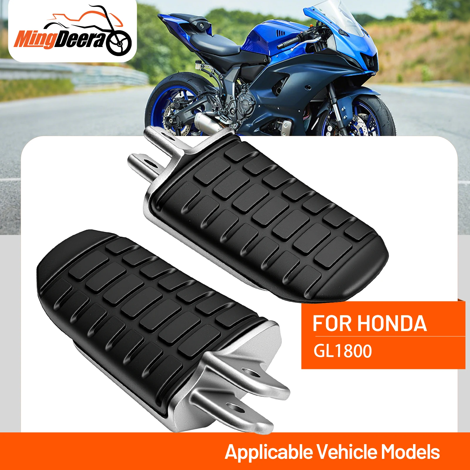 

Motorcycle Front Foot rests Foot pegs For Honda Gold wing GL1800 2001-2017 Motorcycle Footrests Accessories