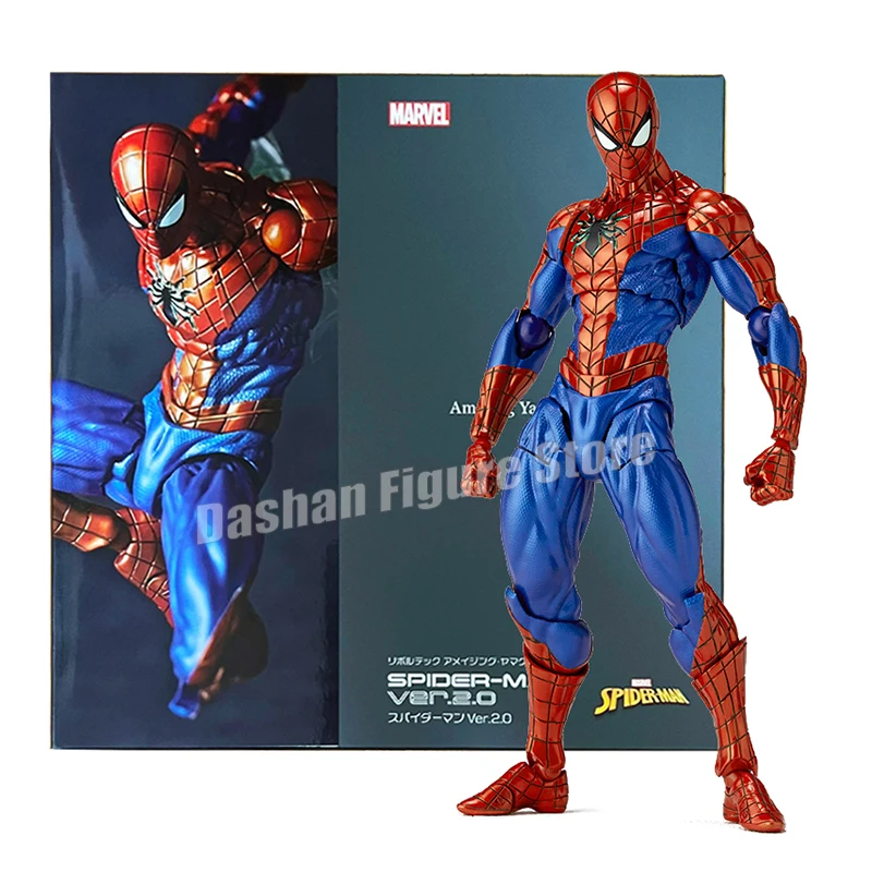 アメコミ MARVEL SPIDER-MAN Ver.2.0 REVOLTECH Figura Marvel Spider-Man, Peter Parker, Revoltech, Amazing