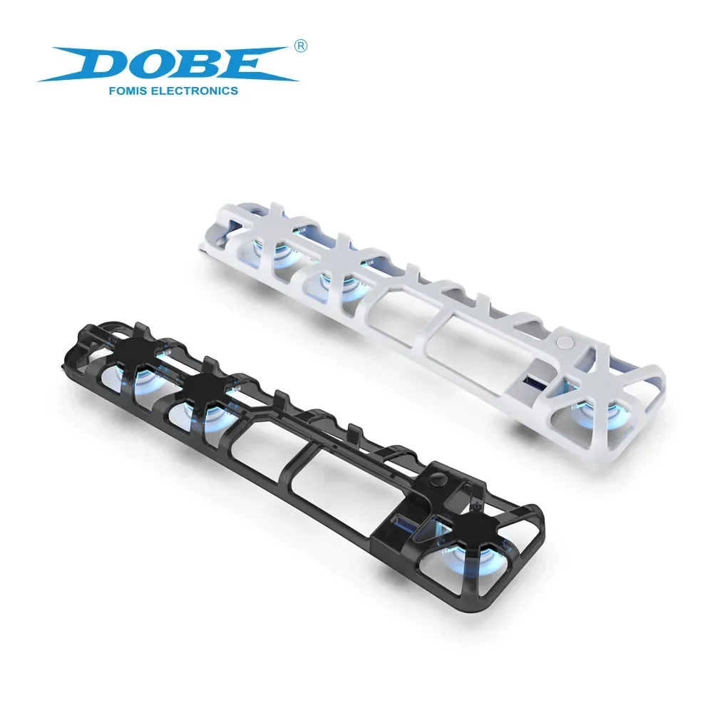 PS5 냉각 팬용 LED 조명이 있는 냉각 시스템 조용한 팬 USB 5V 게임 콘솔 PS 슬림 게임 액세서리용 후면 냉각 팬