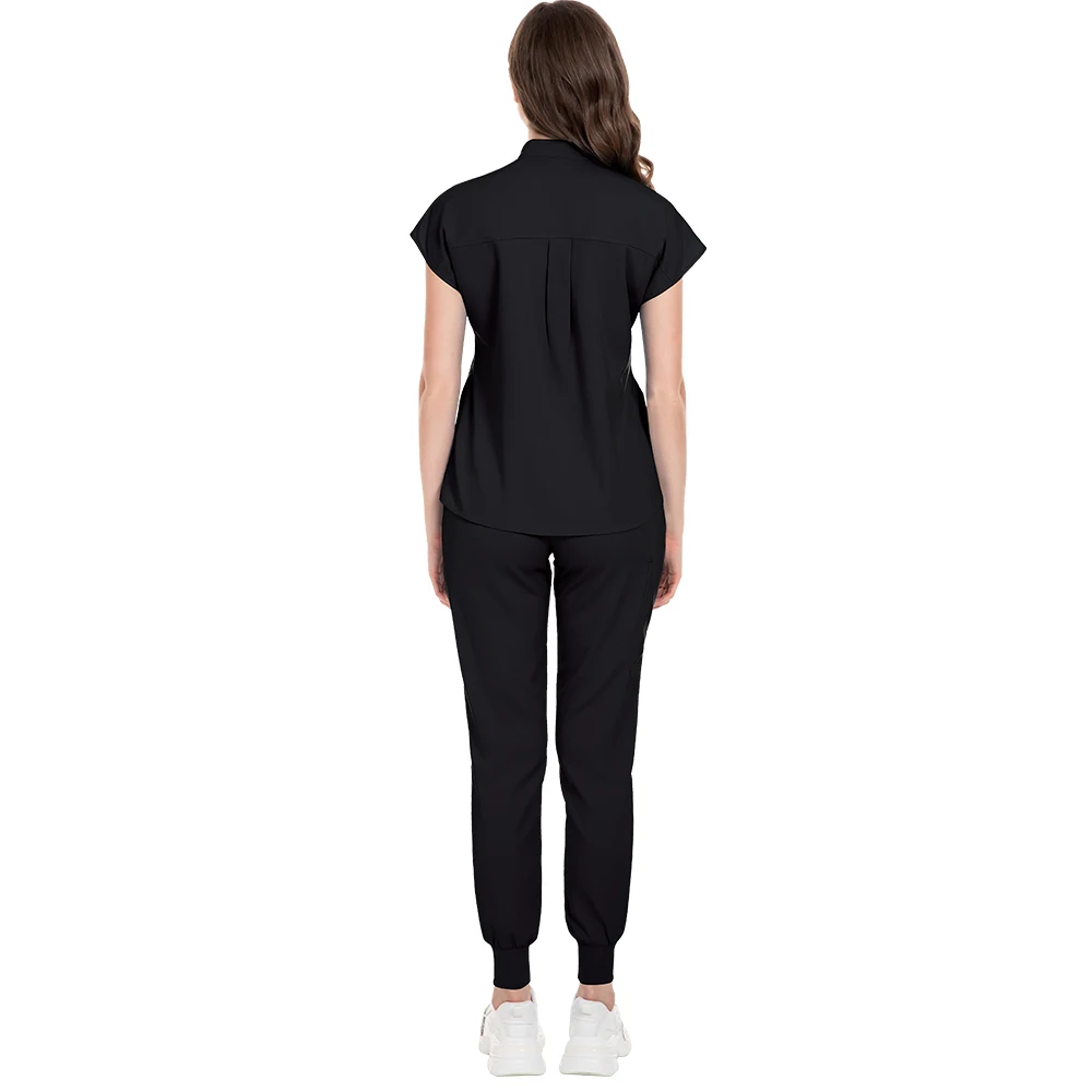 Разноцветные скрабы, униформа, топы с короткими рукавами + брюки, униформа для кормления, женский зоомагазин, скраб для врача, медицинская хирургия, спецодежда, набор скрабов