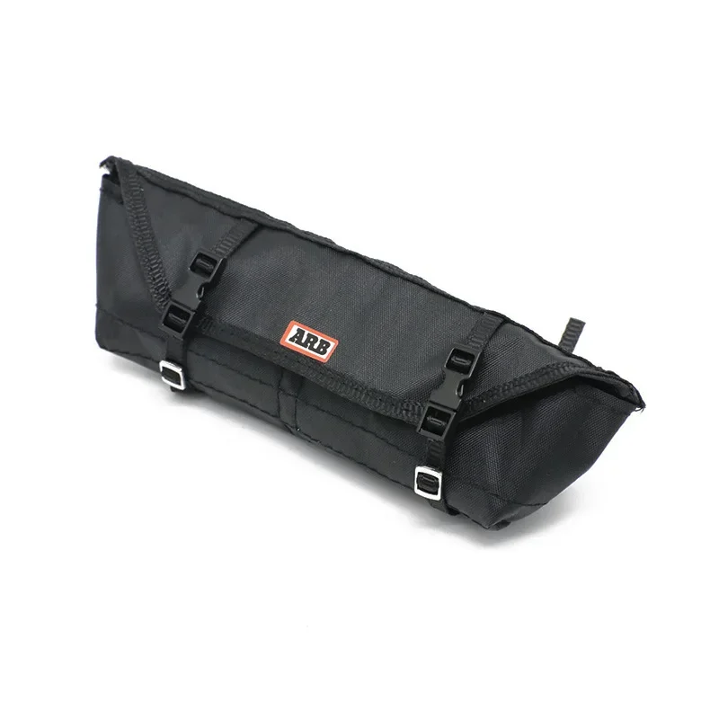 1/10 RC Model Climbing Off-road Radio-controlled Car Simulation Mood Piece Outdoor Rainstorm Luggage Rack Bag Toy
