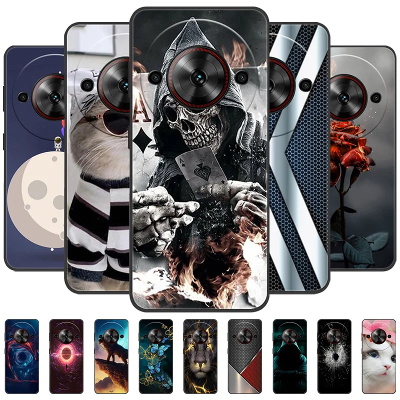 For ZTE Nubia Focus 5G Phone Case Luxury Fashion Covers For Nubia Focus 5G Cases Coque Soft TPU Silicone Back Cover Shell Funda