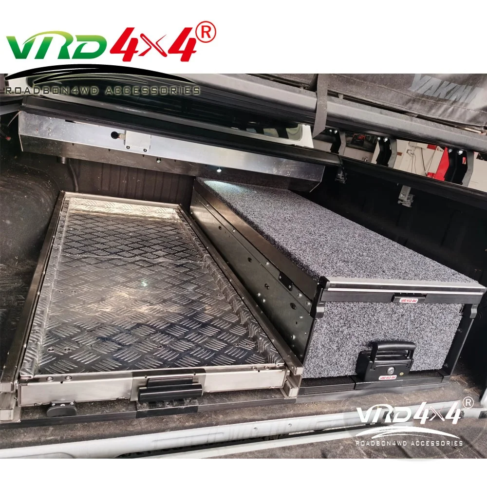 VRD4X4 camionetas sistema de dibujo F-150 cajón de almacenamiento de coche cajón de rodillo automático para Ford Raptor Ranger F250