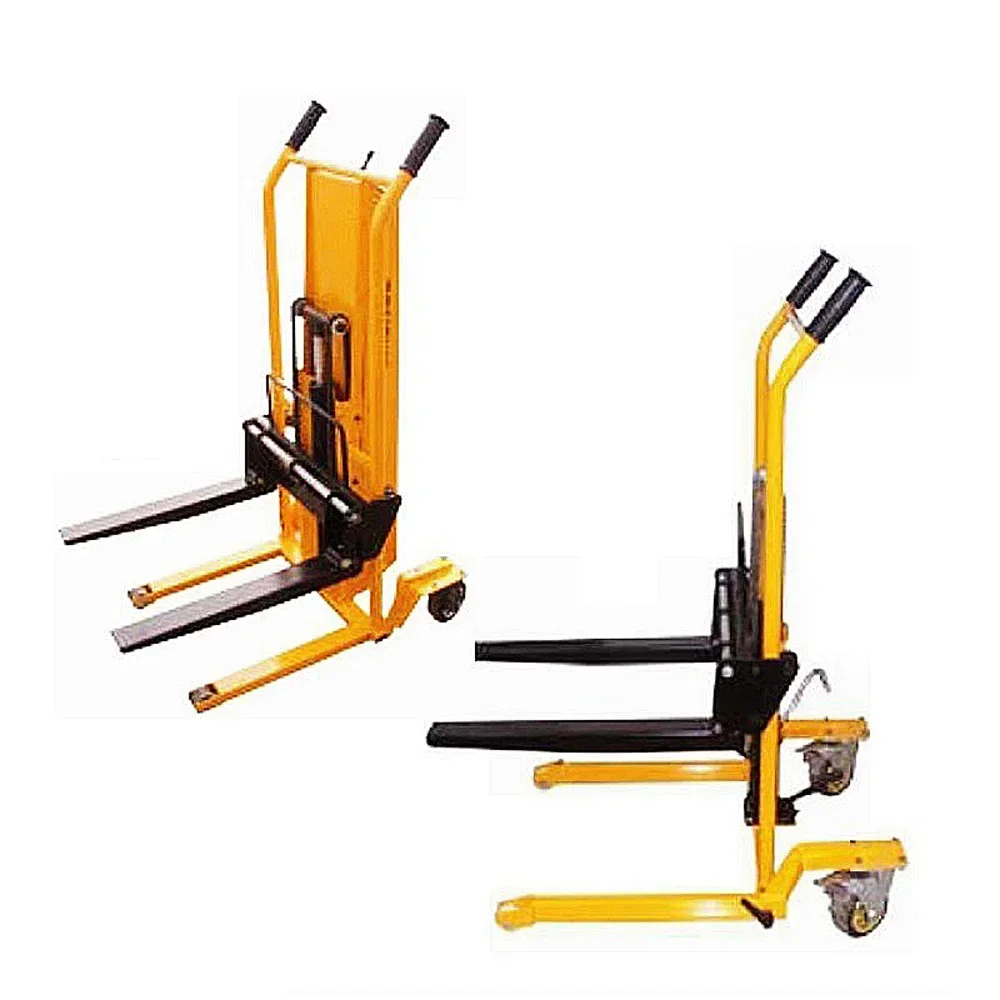 Four-wheel universal tiger truck fork lift folding flat trolley Cargo handling forklift Load capacity 200KG