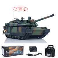 Toys TD 1/16 RC Military Model H2408 Leclerc Battle Tank Metal Driving Wheel Road Wheel Gearbox Barrel Recoil Smoke Panzer Gift