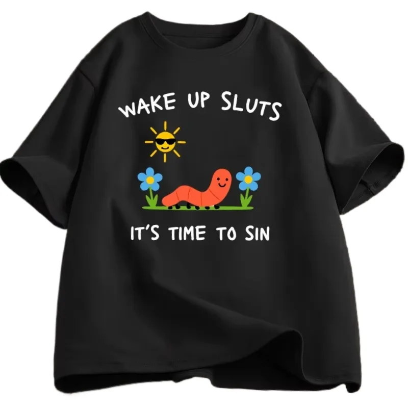 Funny Animal T Shirt Meme Graphic Tee Casaul Short Sleeve Graphic Tshirts Unhinged Humor Top Man Clothing Streetwear