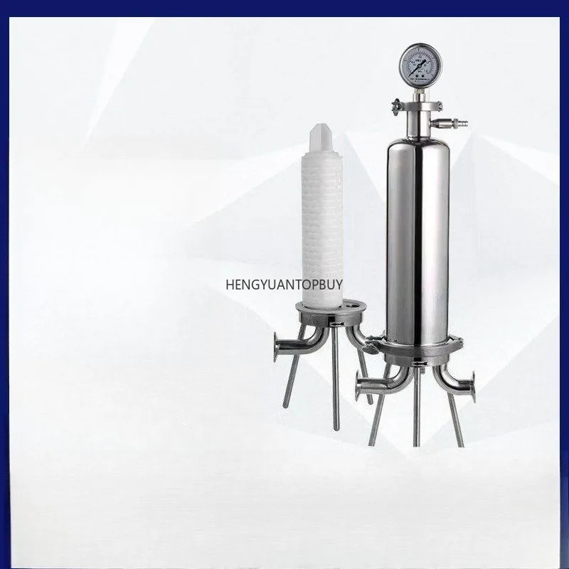 304 Stainless Steel Microporous Filter High Precision Red Wine Wine Baijiu Pharmaceutical Chemical Microbial Membrane Filtration