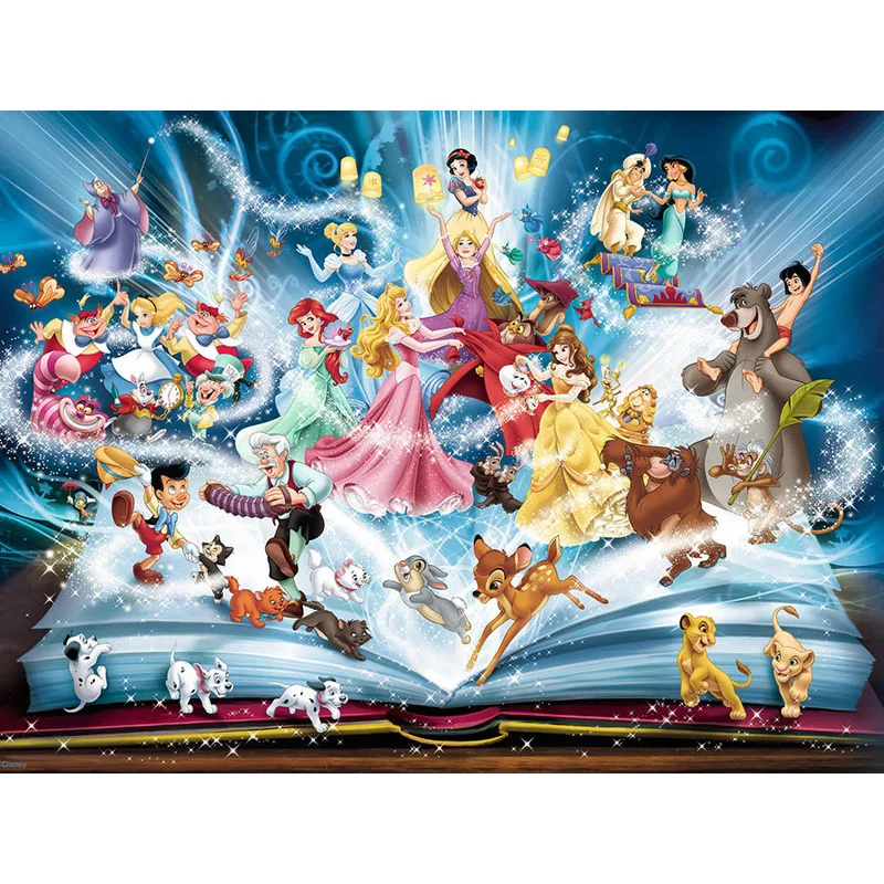 

Disney Cartoon Anime Princess Series Diamond Painting 5D Full Drill Embroidery 30*40cm Handiwork Material Decorative Painting