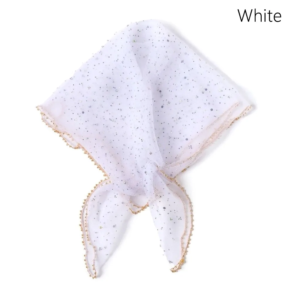 

Квадратный шарф 80x80см ​ ​ Блеск ​ ​ Мягкий шарф-хиджаб большого размера со стразами ​ ​ Платок с кружевной вуалью ​ ​ Пляжное накидка ​ ​