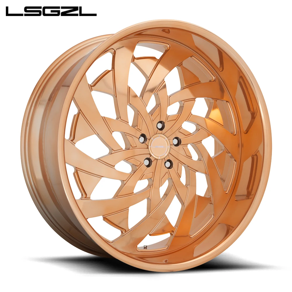 LSGZL OEM wheel 18 19 20 21 22 24 26 Inch wheel 5x120 Rims 5X114.3 5X130 deep concave wheels