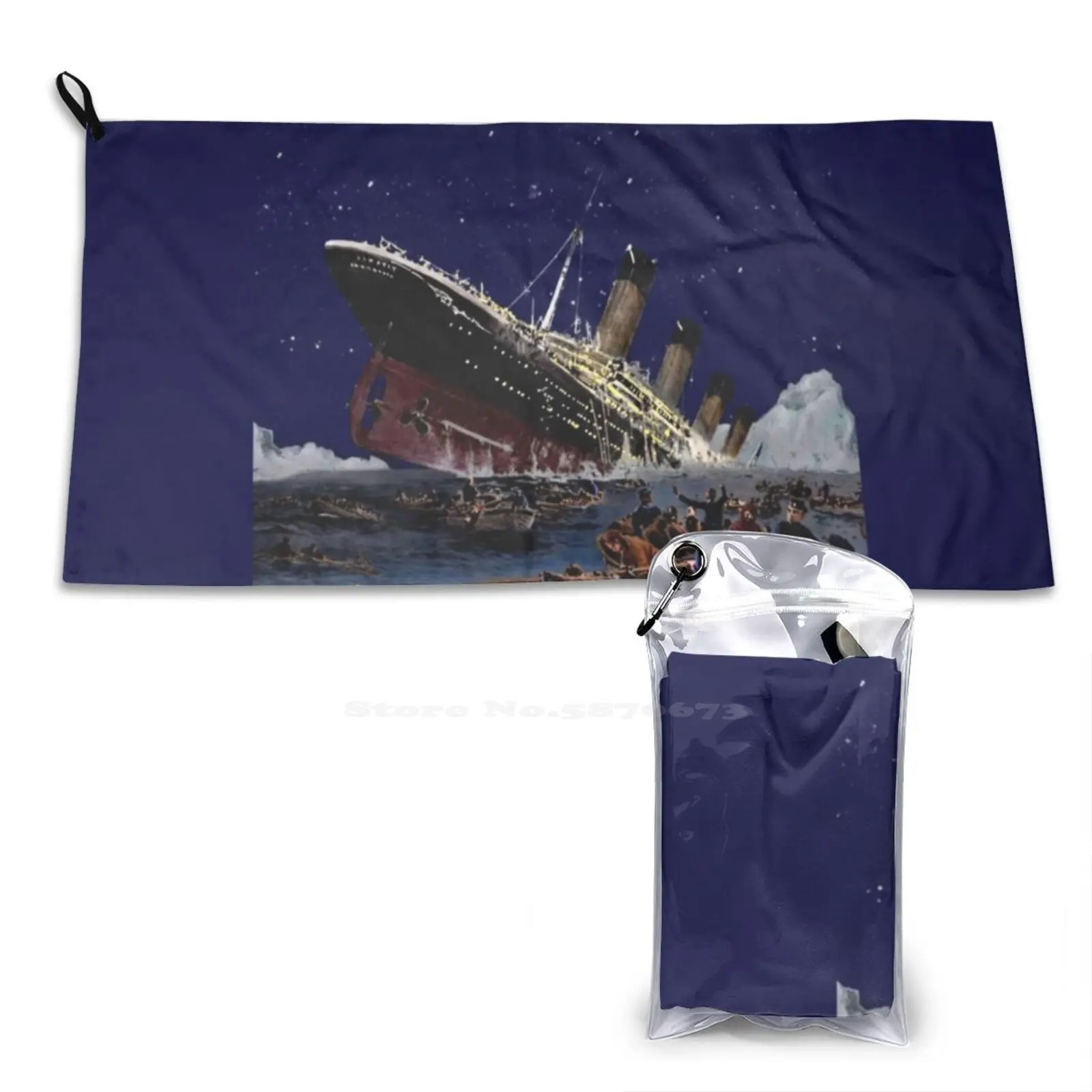 The Tragedy Of The Titanic Custom Soft Sport Towels Home Outdoor Titanic Sinking Animation The Sinking Of The Titanic Titanic