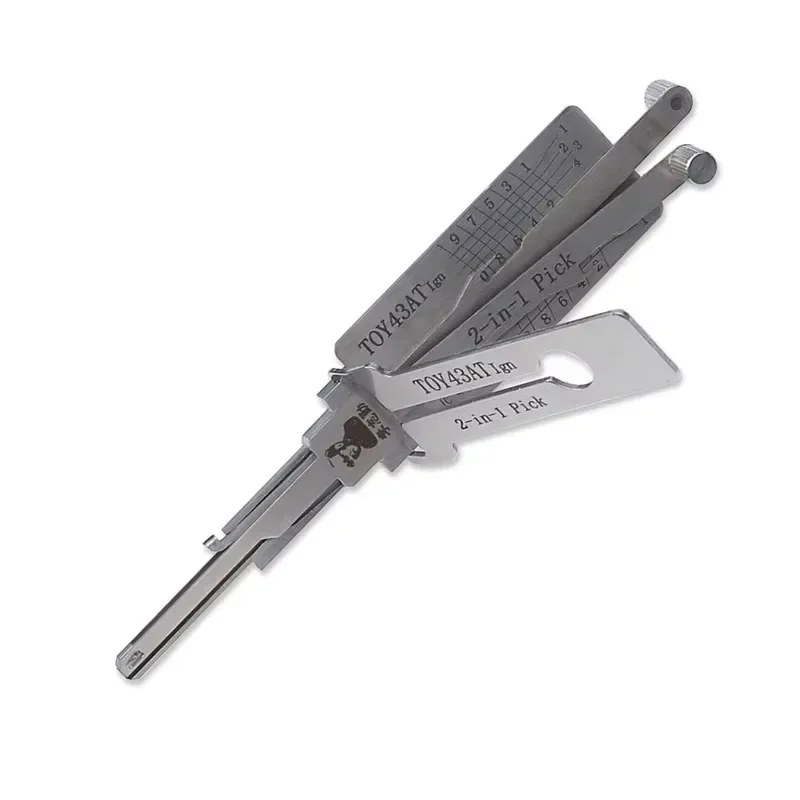 Lishi 2-In-1 TOY43AT Ign Opening&Reading Tools Car Lock Cylinder Opening Lock Pick Set Locksmith Tool view 2