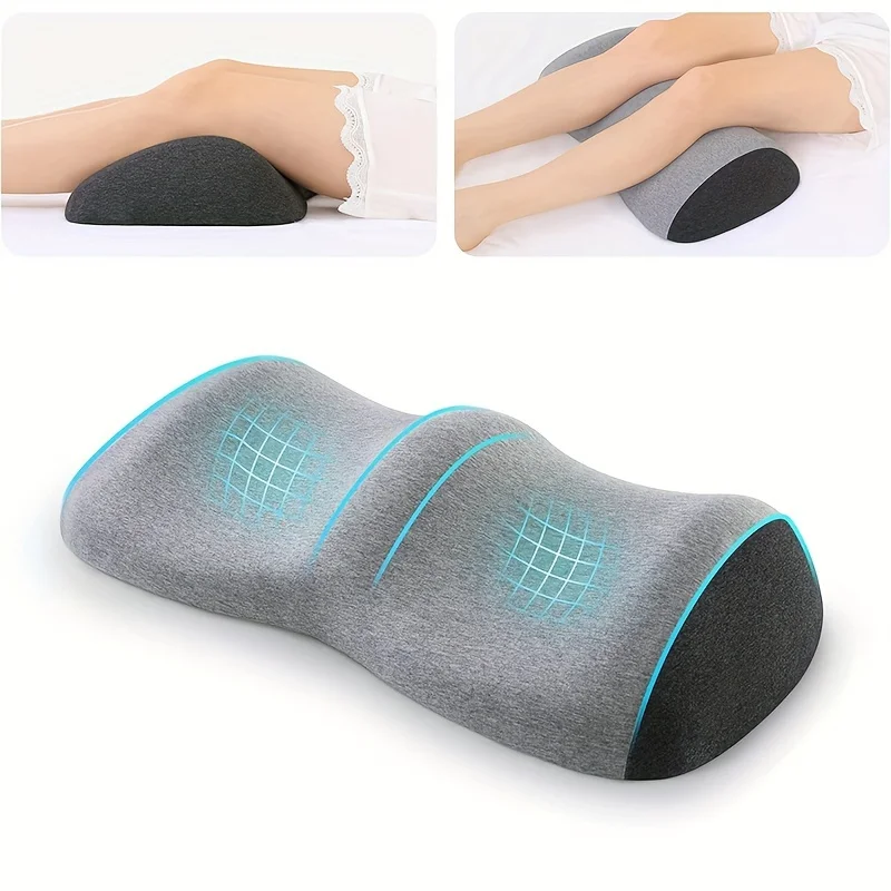 

Leg Pillow Contour Wedge Support Waist Pillow Memory Foam Ankle and Knee Support Legs Raised Back Support Pillow