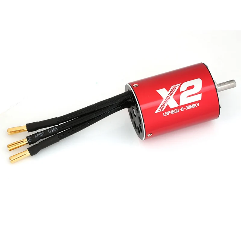 Бесколлекторный инраннер-мотор FATJAY Leopard Hobby LBP3650 X2 3900KV 3060KV 2-3S Lipo 4-полюсный для радиоуправляемых лодок