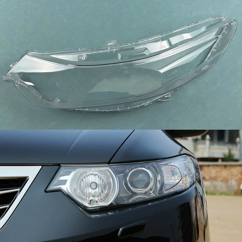 

For Honda Spirior Front Headlamp Lamp Cover Transparent Headlight Shell Lens Plexiglass Replace The Original Lampshade 2009-2013