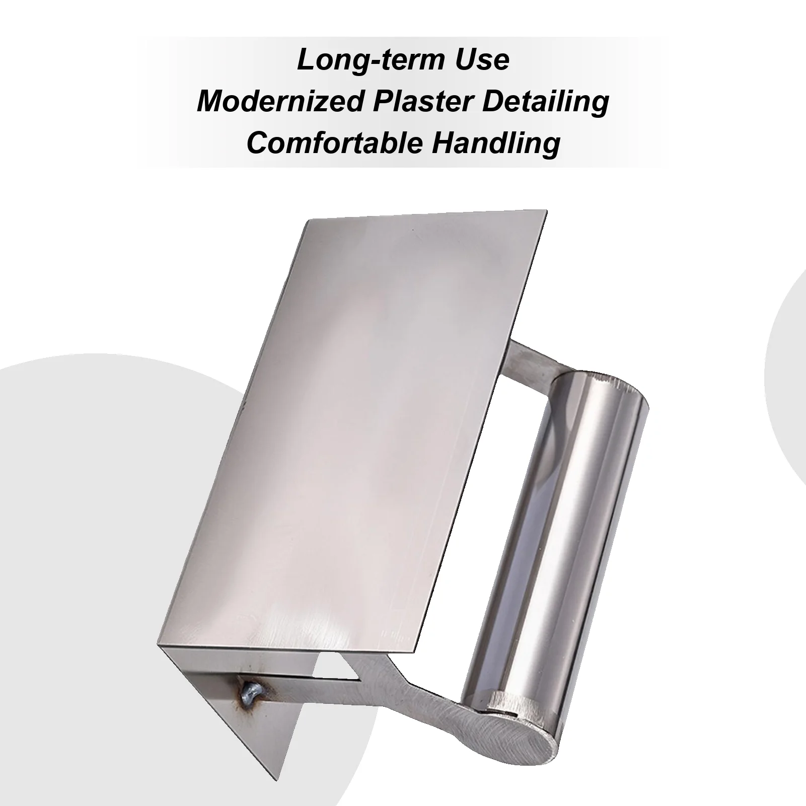 

Угловой инструмент для гипсокартона, инструмент для штукатурки из нержавеющей стали, эргономичный многофункциональный угловой шпатель для ремонта дома, гипсокартона