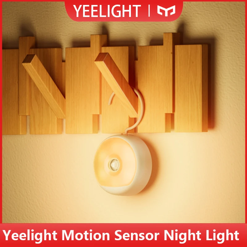 

Yeelight Motion sensor night light LED Auto Sensing Night Light Warm White Light 2700K Dual Mode Lighting Hanging Magnetic 0.2W