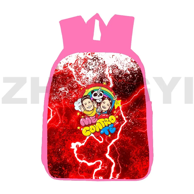 3D Print Me Contro Te Backpacks for Girls Zipper 12/16 Inch Cartoon Child's School Bag Funny Anime Me Contro Te Laptop Backpack