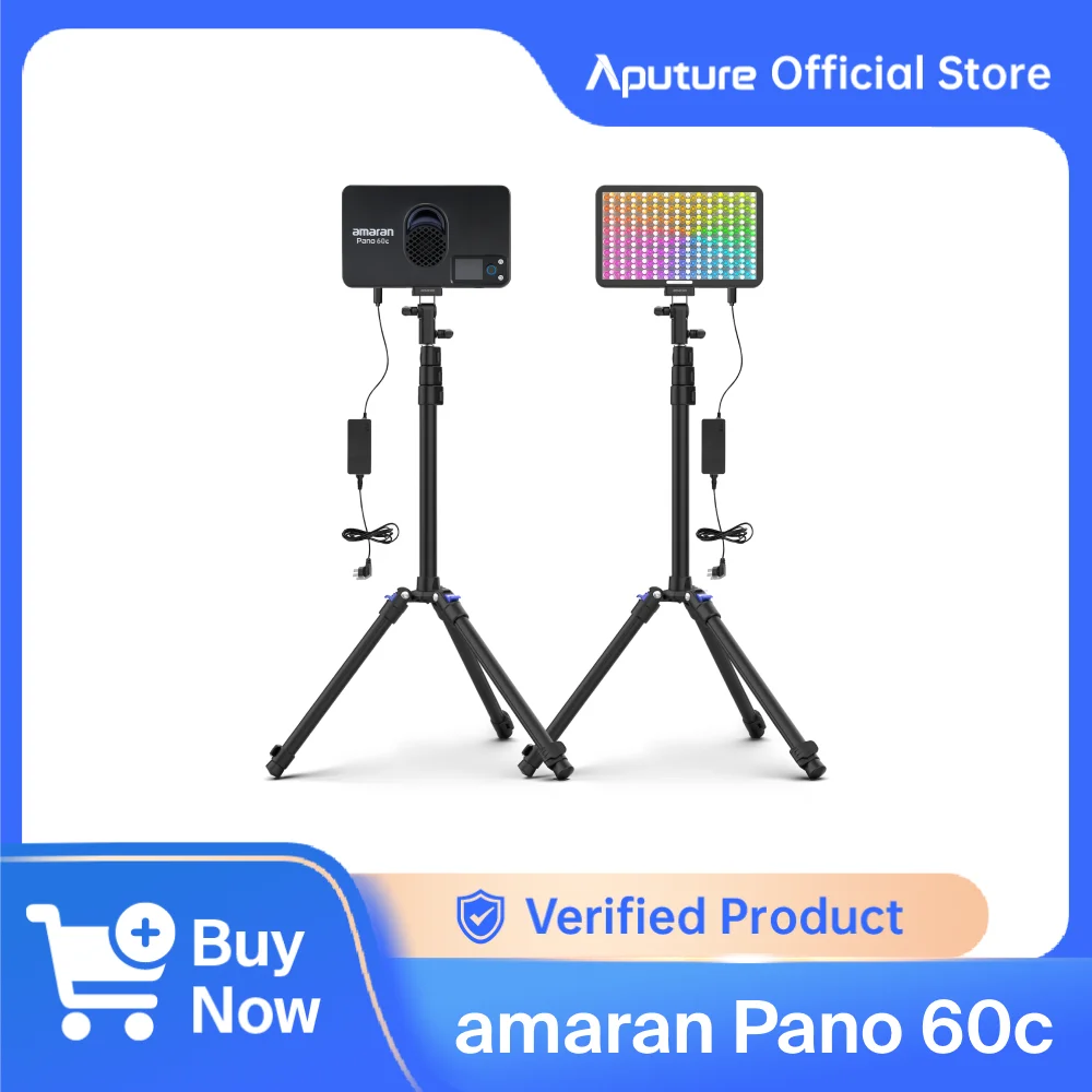 amaran Pano 60c Photography Light RGBWW 2300K-10000K Professional
