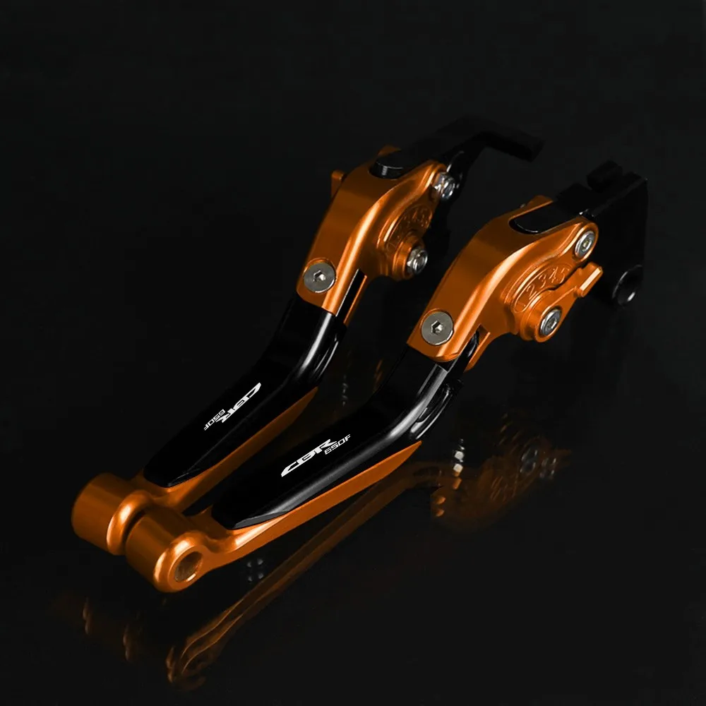 2016 CNC طوي للتمديد المقود مقبض لهوندا CBR650F 2014-2016 2015 اكسسوارات قابل للتعديل دواسة فرامل العتلات 2014