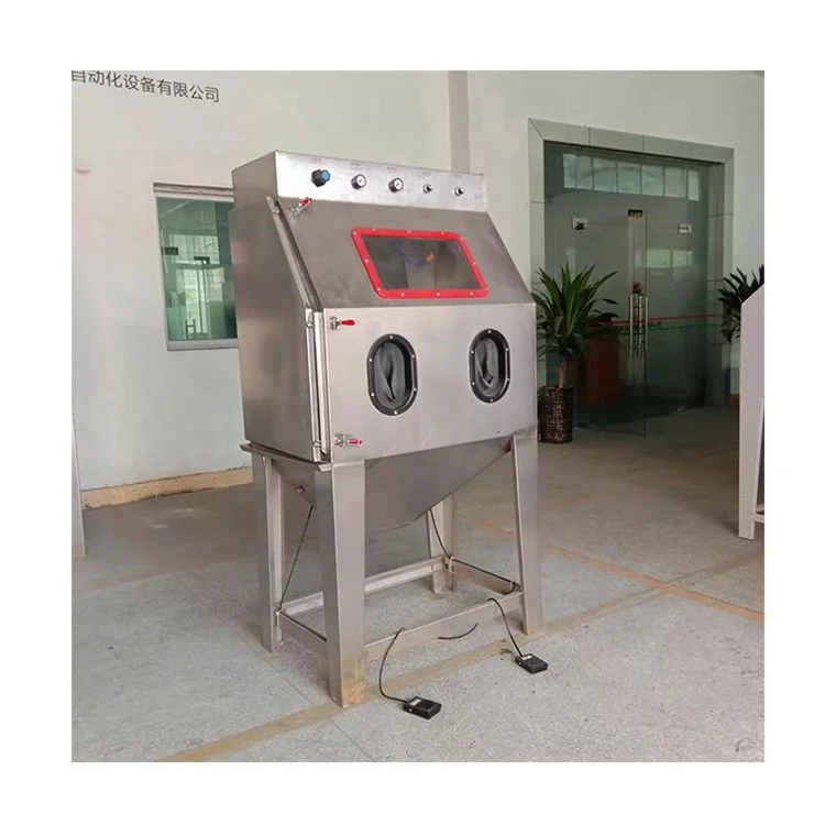 Factory Sale Automatic Small Sandblasting Machine Used To Remove Surface Scratches and Dirt Hardware Sandblasting Machine 2